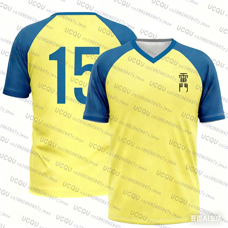 Japan Soccer Anime Parent-child TShirt Inazuma Eleven Kaio Boys Girls Clothes Sports Breathable Quick-Drying Daily Training Top