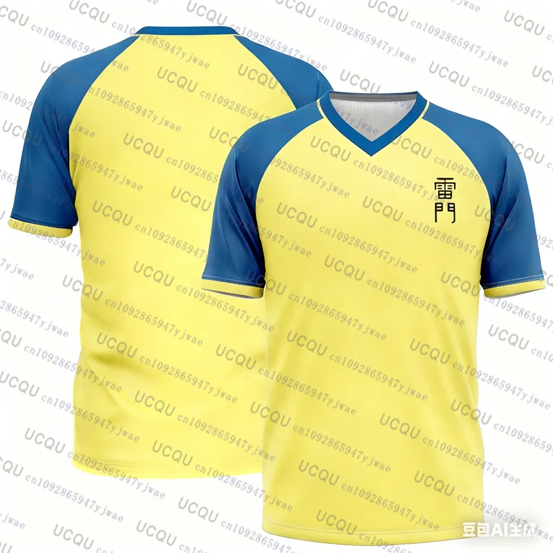 Japan Soccer Anime Parent-child TShirt Inazuma Eleven Kaio Boys Girls Clothes Sports Breathable Quick-Drying Daily Training Top