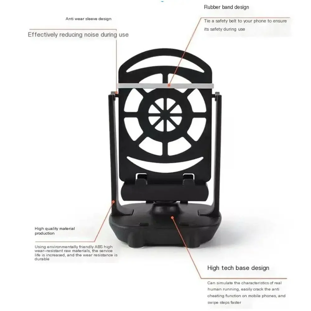 Silent Mobile Phone Walking Swing Shaker Holder Automatic Device Phone Pedometer Step Counter Shaking Accessories For All Phones