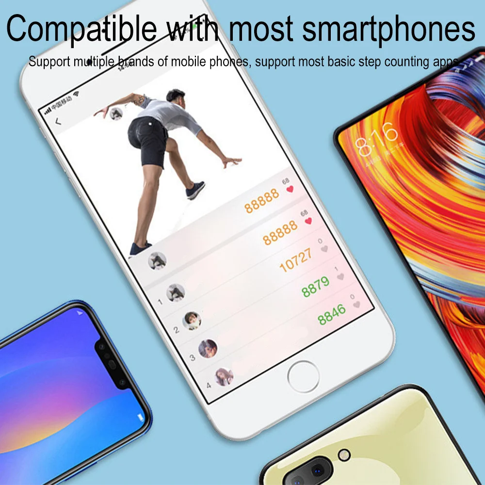 Silent Mobile Phone Walking Swing Shaker Holder Automatic Device Phone Pedometer Step Counter Shaking Accessories For All Phones