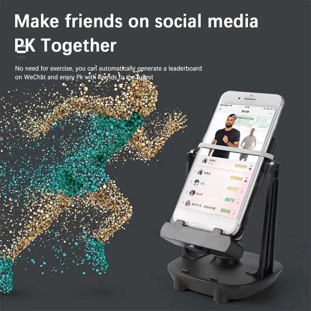 Silent Mobile Phone Walking Swing Shaker Holder Automatic Device Phone Pedometer Step Counter Shaking Accessories For All Phones