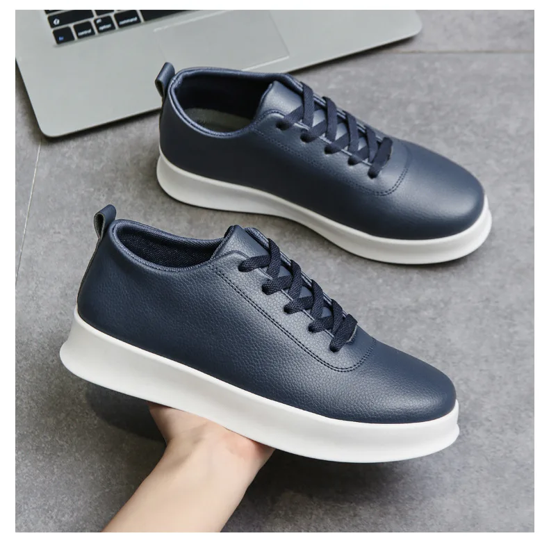 2026 Black Casual Shoes for Men Outdoor Comfortable Men Sneakers Non-slip Walking Shoes Designer Lace-Up Men Sport Shoes