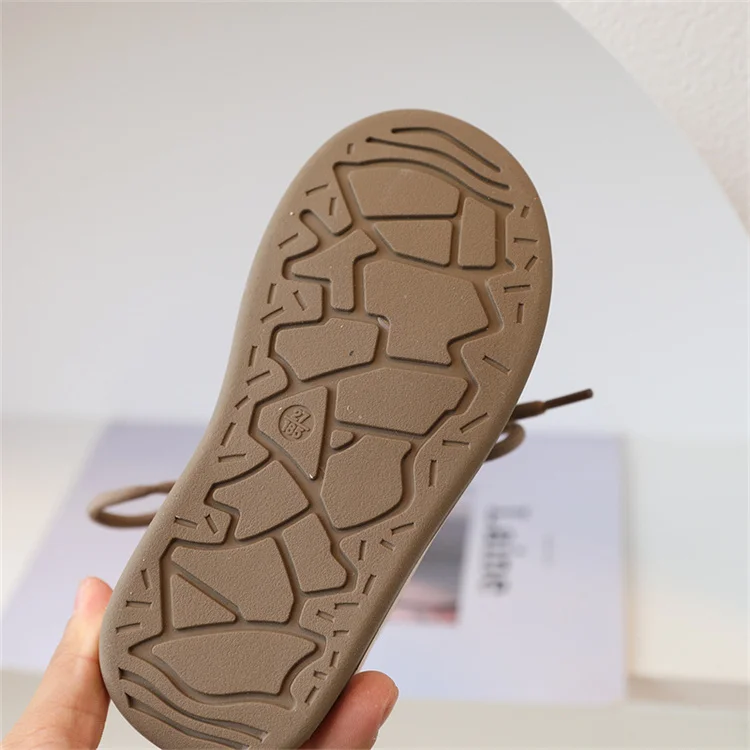 2025 New Autumn/Winter Children Boots For Boys Warm Plush Rubber Sole Toddler Kids Sneakers Fashion Girls Boots 21-30