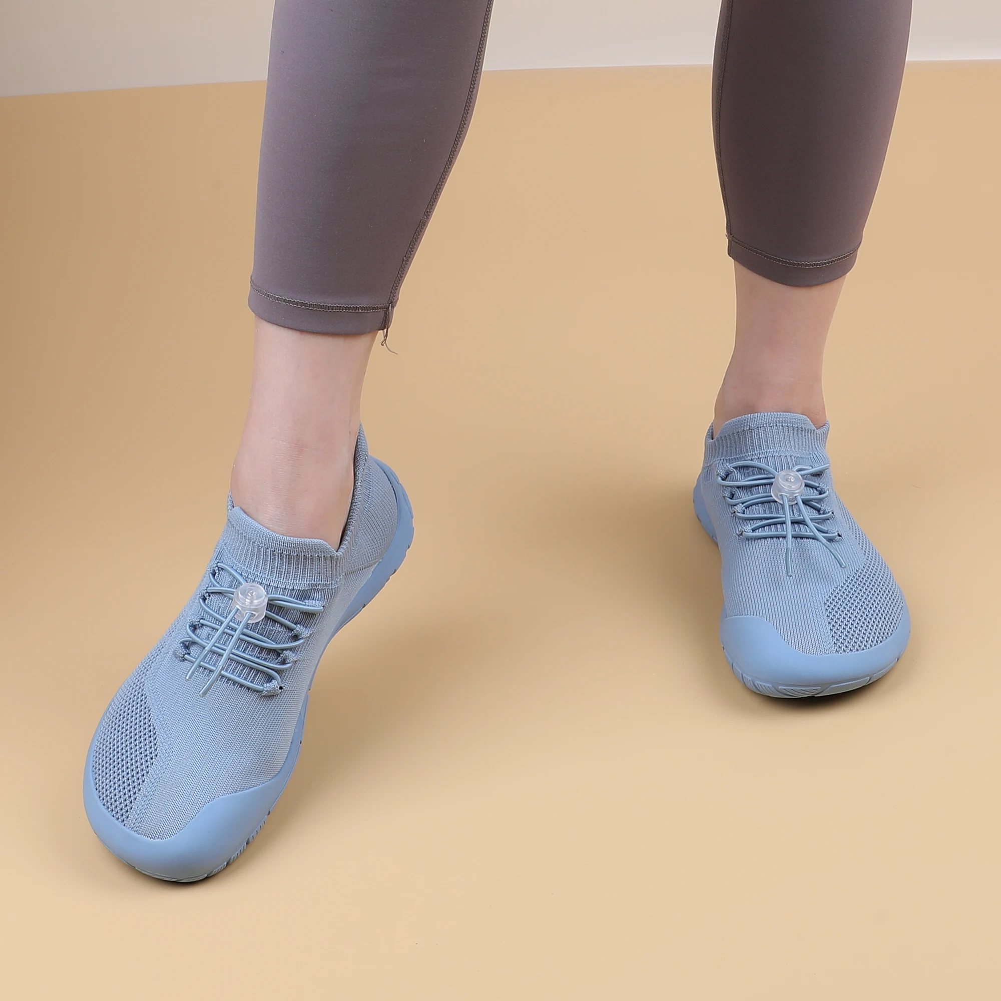 Unisex Minimalist Barefoot Shoes Lightweight Breathable Wide Toe Sneakers for Outdoor Casual Walking