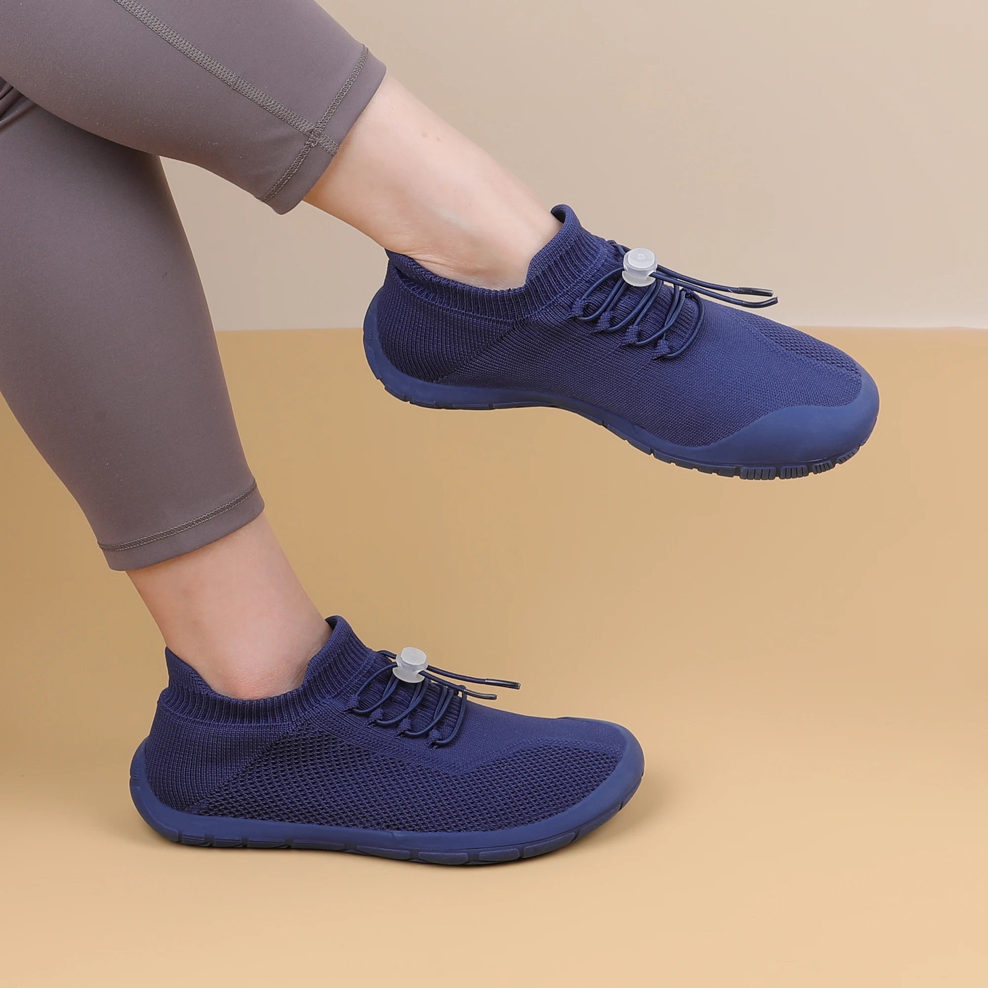 Unisex Minimalist Barefoot Shoes Lightweight Breathable Wide Toe Sneakers for Outdoor Casual Walking