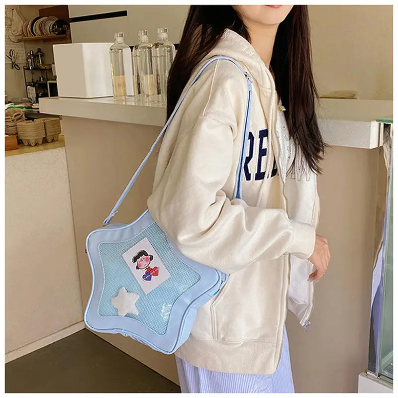 Cute Kawaii Ita Bag Original Anime Five Pointed Star Two-dimensional Crossbody Street Fashion Ulzzang Shoulder For Girls