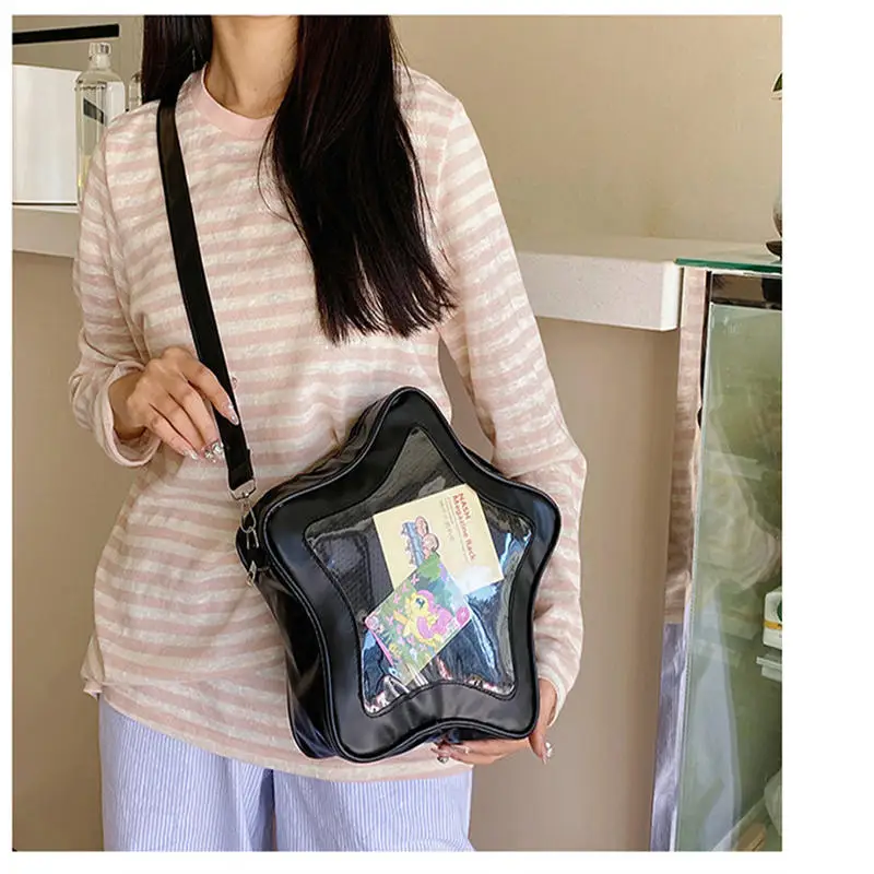 Cute Kawaii Ita Bag Original Anime Five Pointed Star Two-dimensional Crossbody Street Fashion Ulzzang Shoulder For Girls