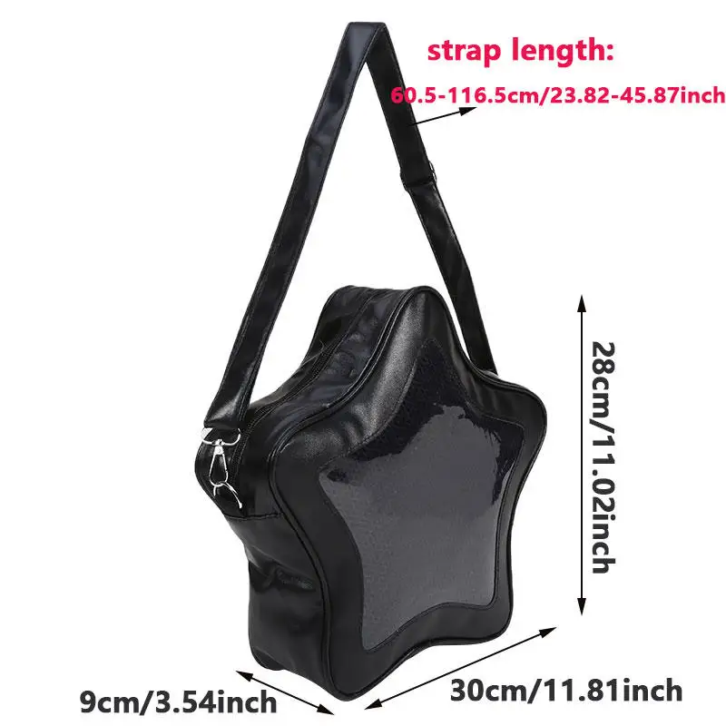 Cute Kawaii Ita Bag Original Anime Five Pointed Star Two-dimensional Crossbody Street Fashion Ulzzang Shoulder For Girls