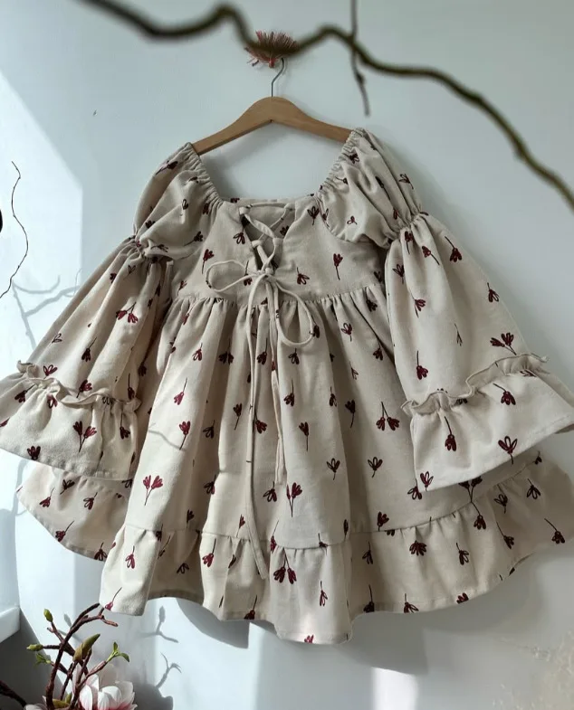 2025 Baby Girl Spring and Autumn New Style Long Sleeve Fashion and Beautiful Kids Outwear Comfortable Dress