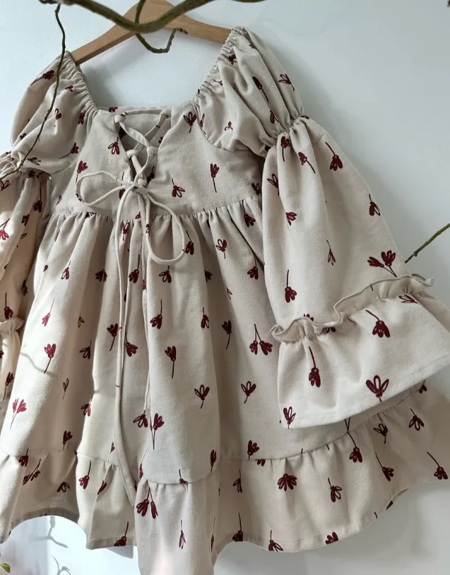 2025 Baby Girl Spring and Autumn New Style Long Sleeve Fashion and Beautiful Kids Outwear Comfortable Dress