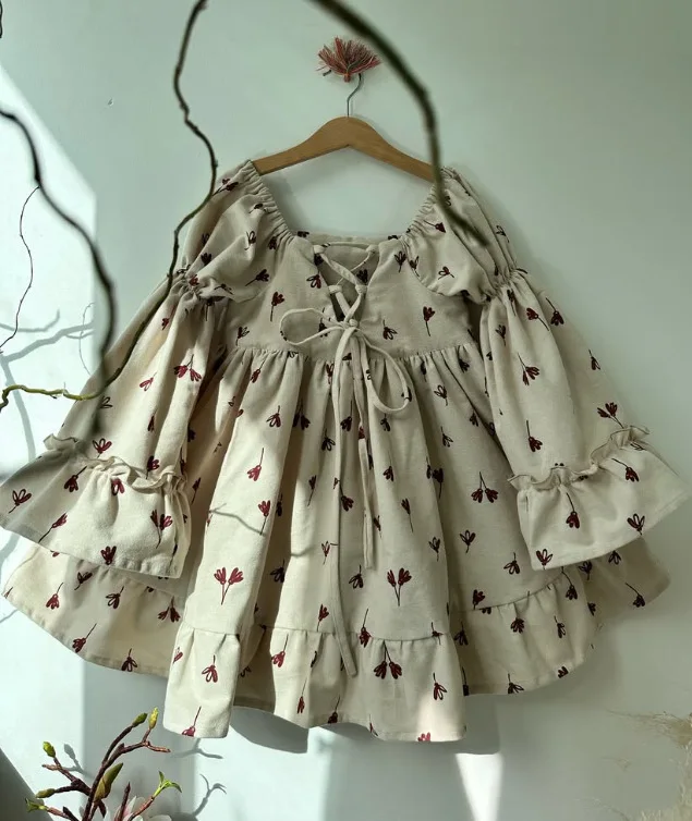 2025 Baby Girl Spring and Autumn New Style Long Sleeve Fashion and Beautiful Kids Outwear Comfortable Dress