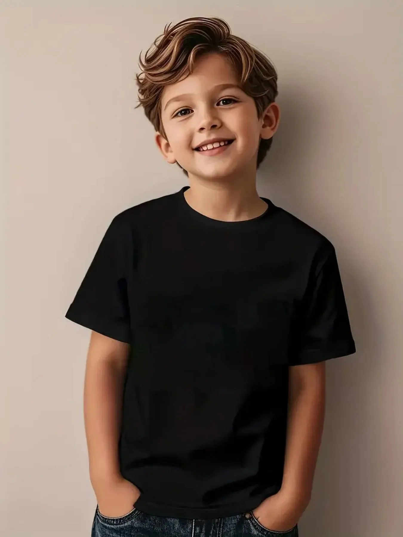 2025 New Kids Clothing Graphic Summer T-Shirt Boy And Girl Fashion Tops Teen Boys Loose Short Sleeve Tee