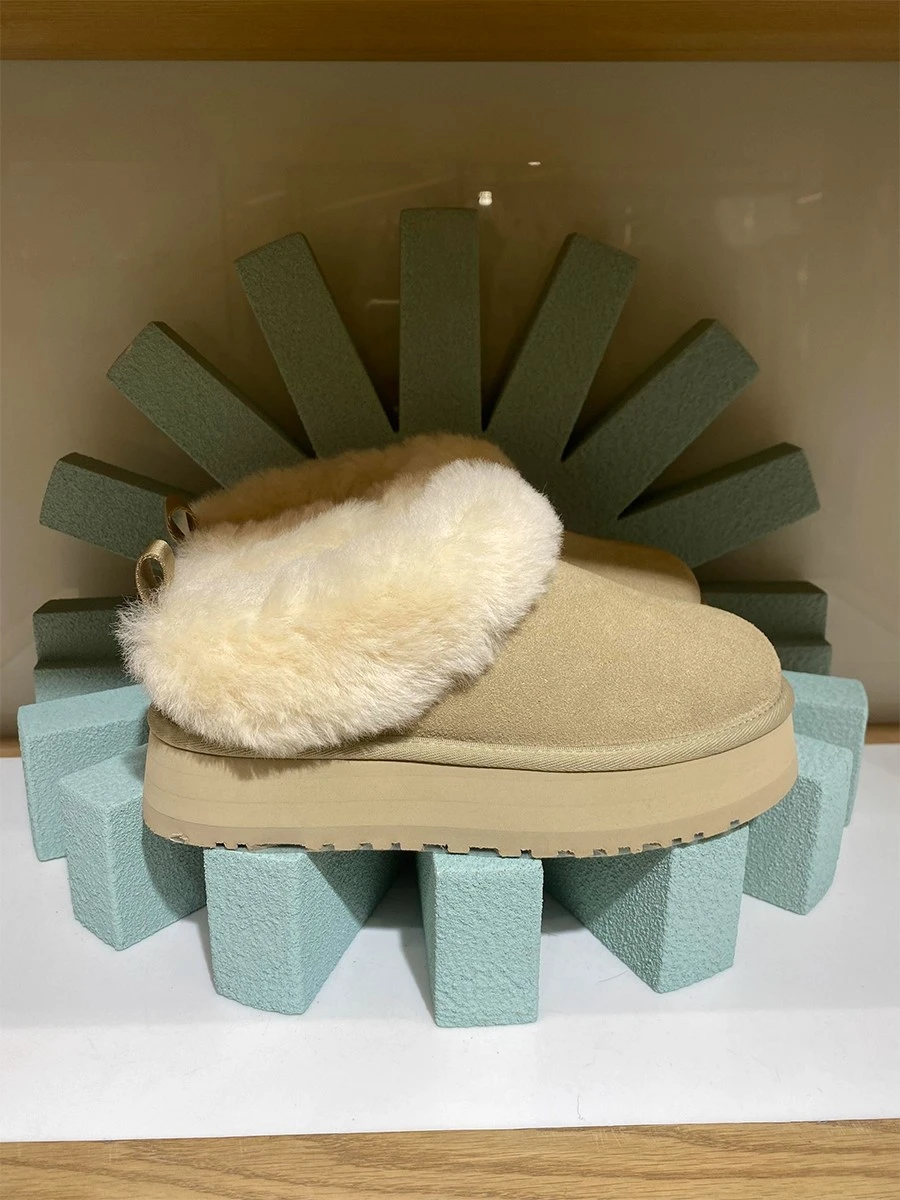 Women Ankle Snow Boots Fashion Platform Low Top Slippers Home Room Cotton Shoes Women's Outdoor Winter Warm Non Slip Boots