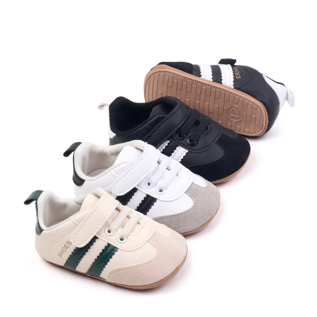 2025 Hot Selling Spring And Autumn Baby Unisex First Walking Indoor Outdoor Toddler Shoes For 0-18M High Quality PU Leather
