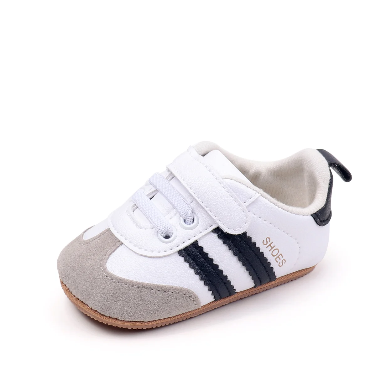 2025 Hot Selling Spring And Autumn Baby Unisex First Walking Indoor Outdoor Toddler Shoes For 0-18M High Quality PU Leather