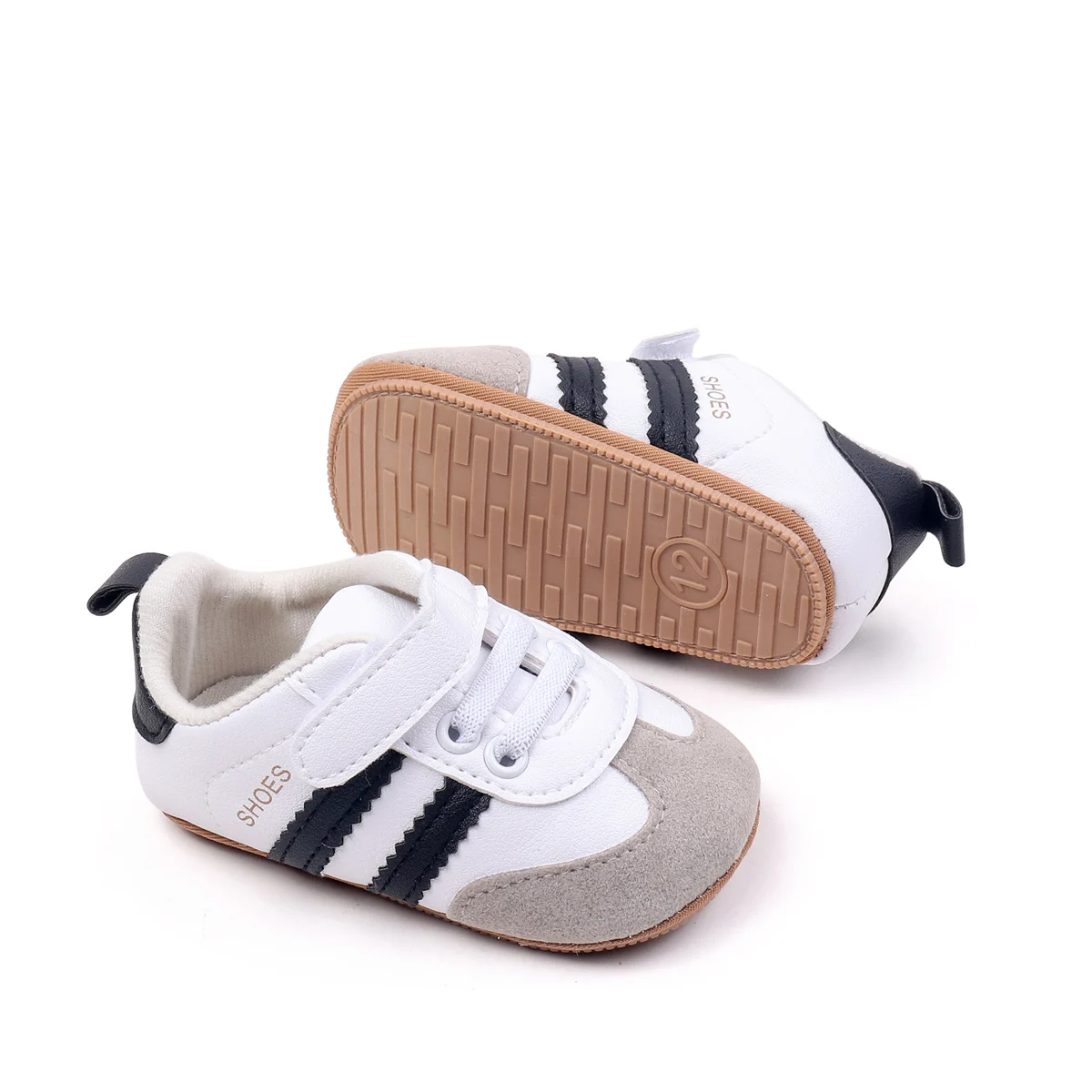 2025 Hot Selling Spring And Autumn Baby Unisex First Walking Indoor Outdoor Toddler Shoes For 0-18M High Quality PU Leather