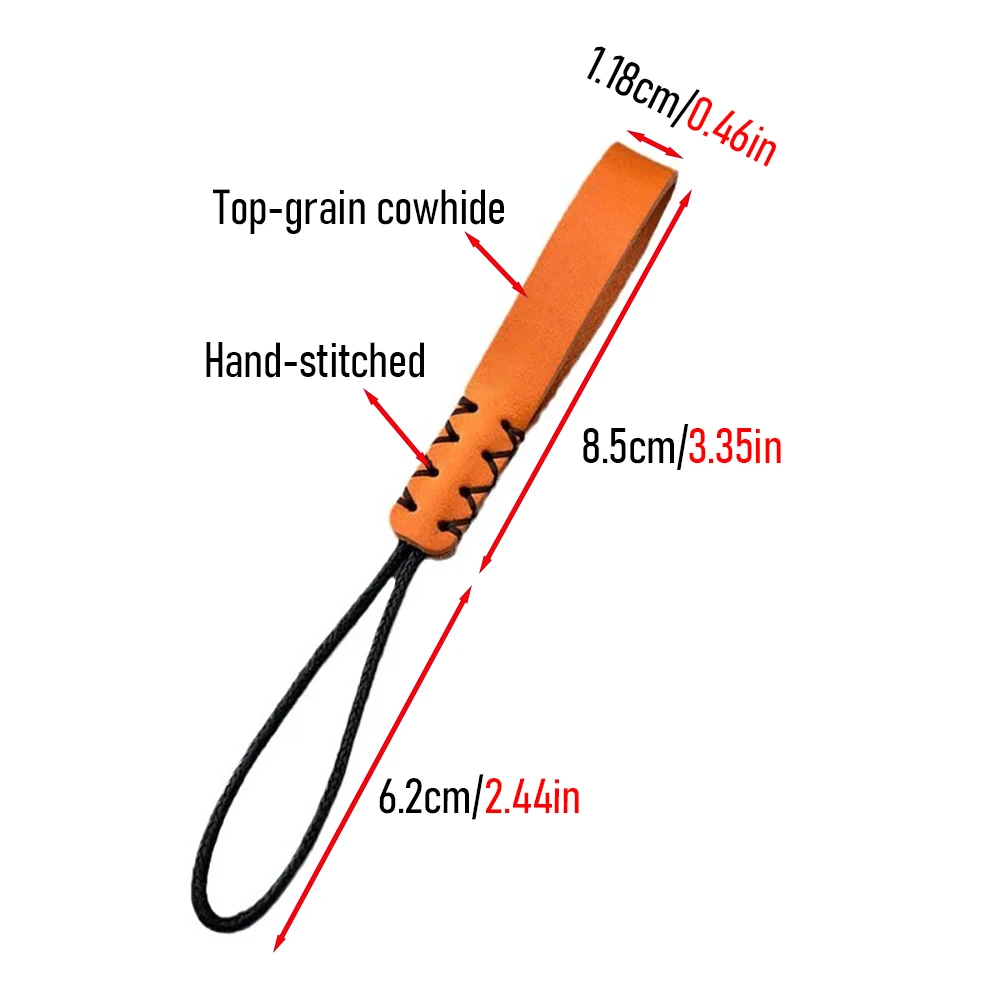 Fashion Handmade Genuine Leather Keychain Cowhide Key Lanyard Pendant Car Key Holder Key Cover Auto Keyring Accessories gift