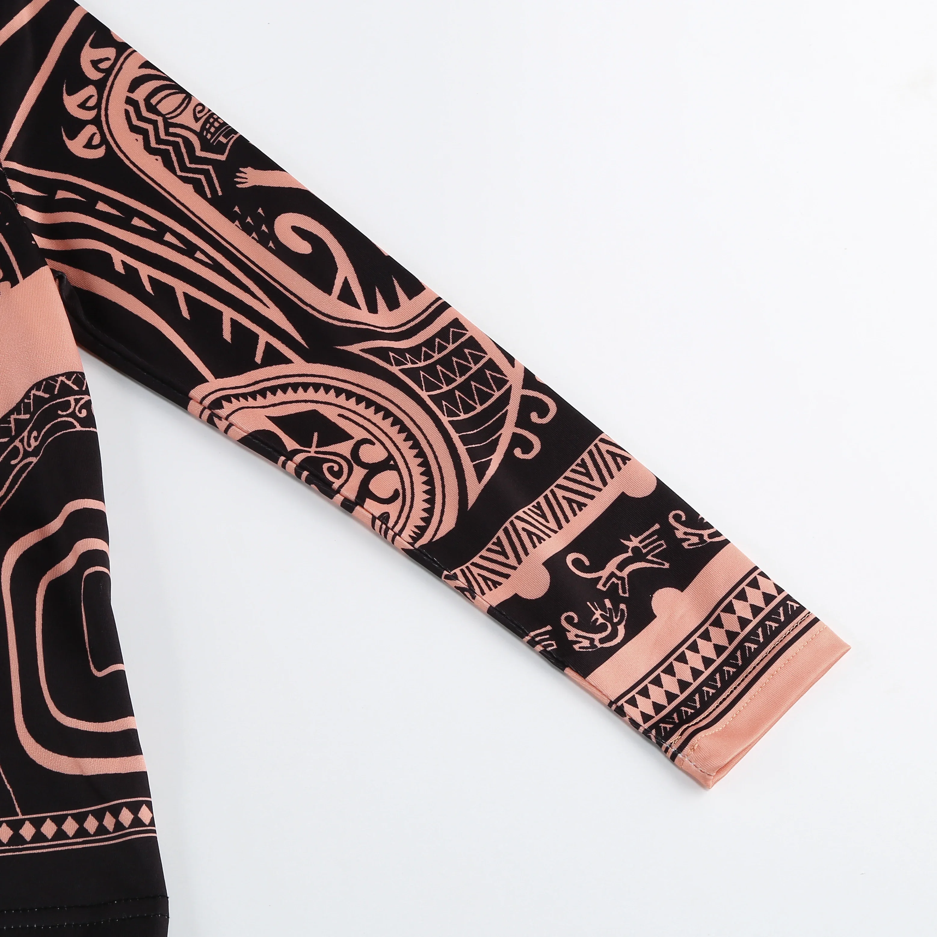 Moana Movie Cartoon characters Maui Kids Boys Costume Maui Tattoo Top+Pants 2Pcs Sets Birthday Children With Fish hook knife