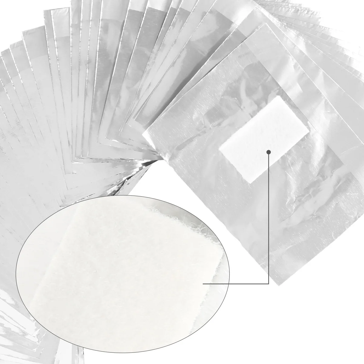 500/1000Pcs Nail Foil Wraps Nail Wraps Remover Tin Foil Nail Wraps Nail Art Soak Off Gel Polish Acrylic Removal for Removing