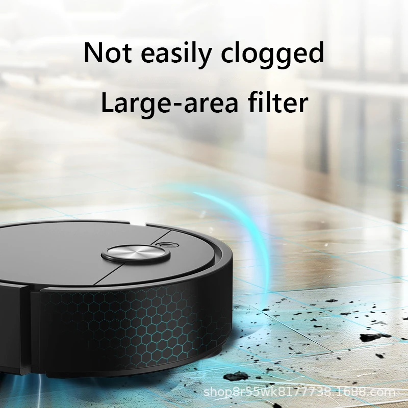 3 in 1 Sweeping Robot Rechargeable Vacuum Mop Robot Strong Suction Compact Cleaning Machine for Pet Hair Stubborn Dirt