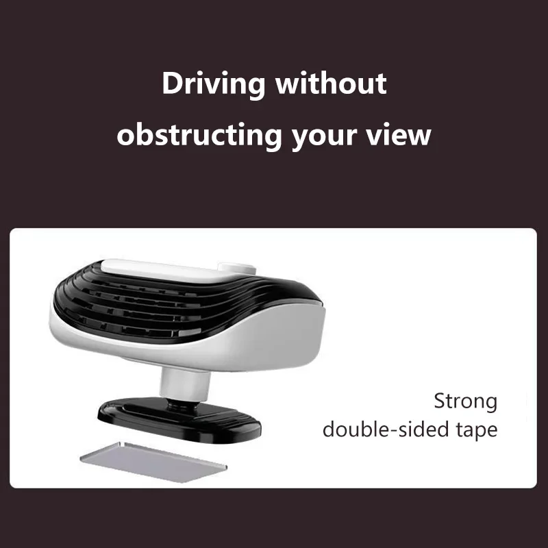 360° Rotation Winter Fast Car Heater 12V/24V Car Heater Fan Large Blowing Area Adjustable Wind Speed Windshield Defogging 2026