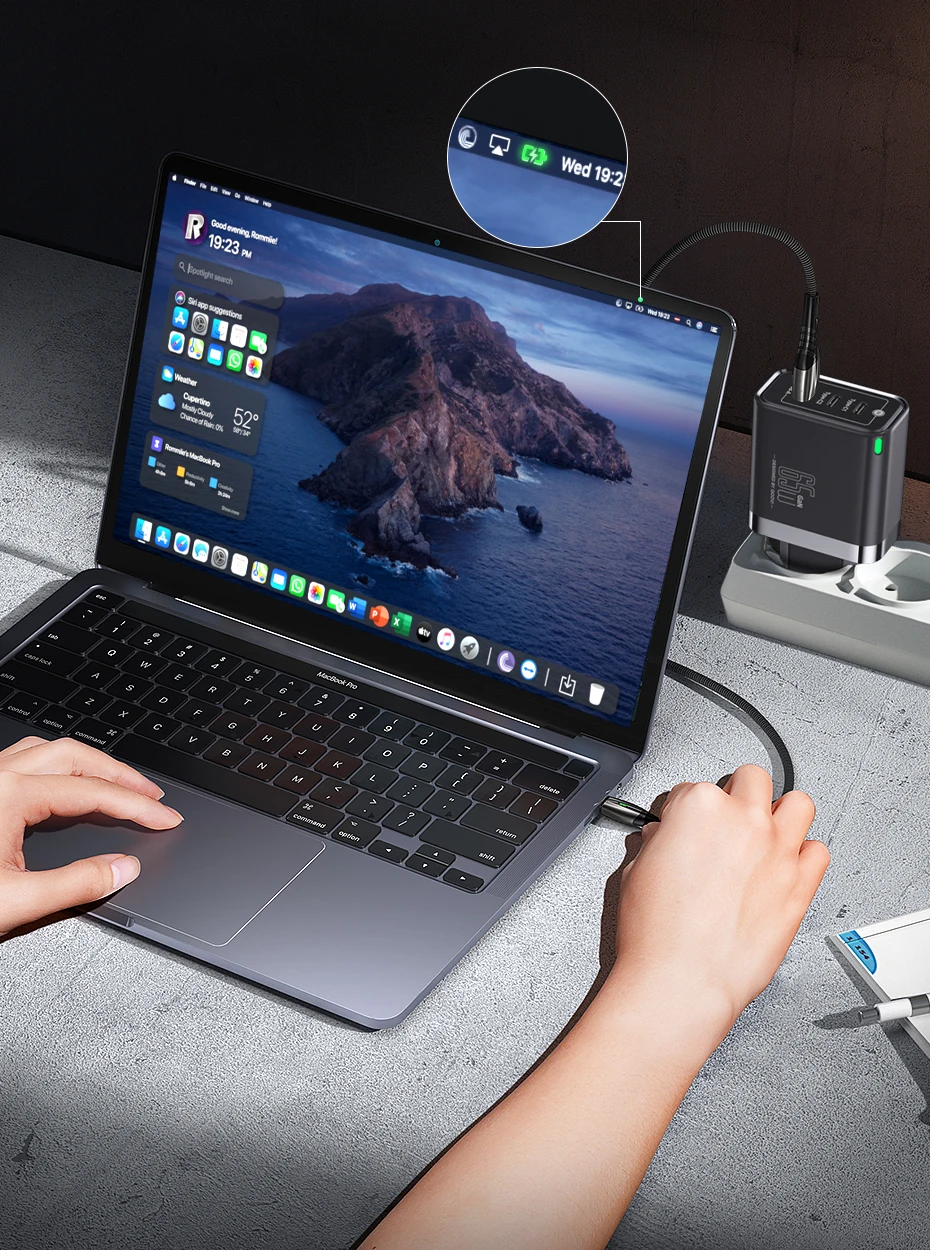 QOOVI GaN 65W Charger USB Type C Fast Charging Quick Charge 4.0 Adapter USB-C PD Charger For iPhone Samsung Xiaomi Macbook iPad
