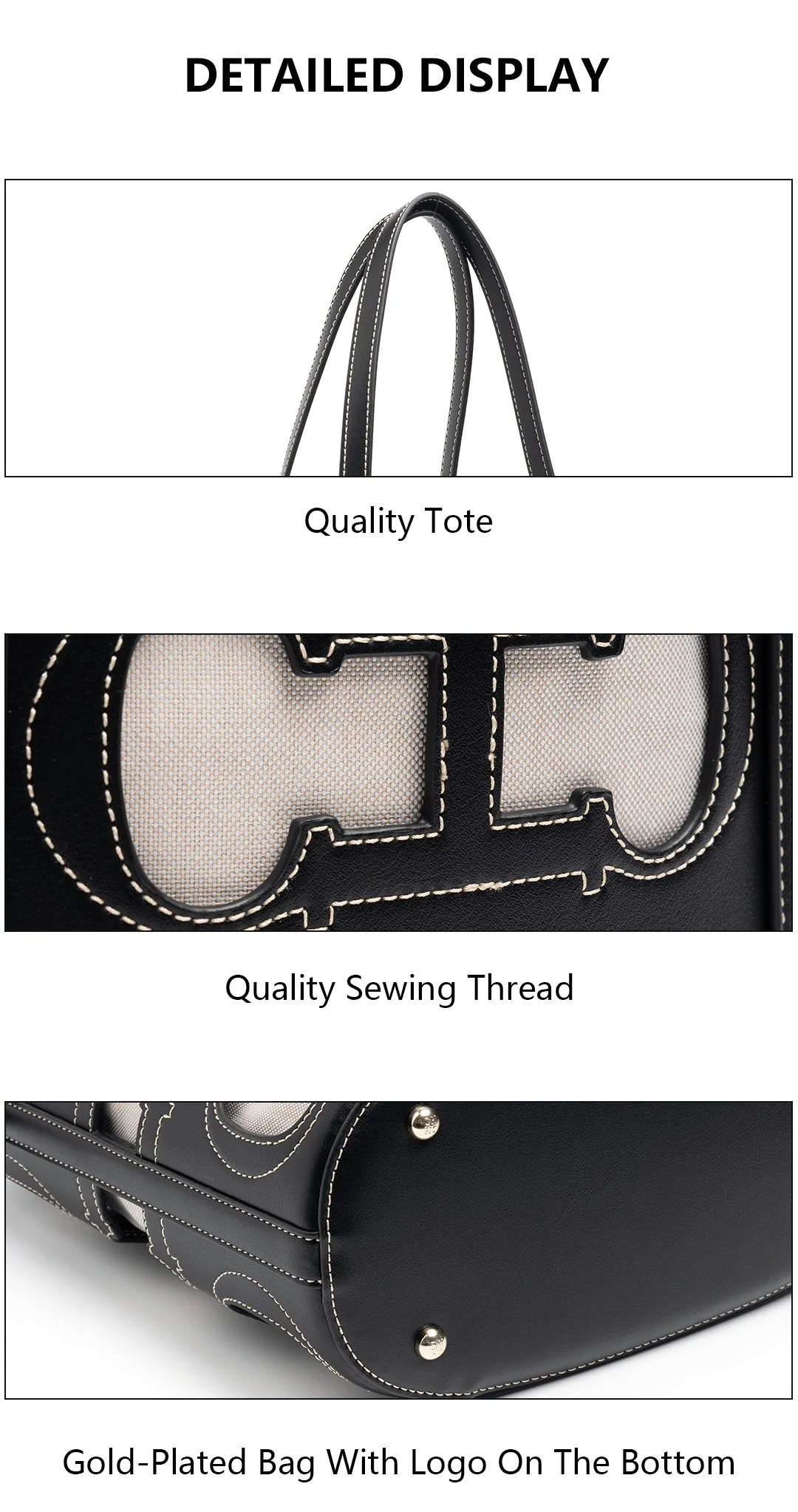 CH High-end Brand Women's Handbag Fashion Hollow 2026 New Large Capacity Simple Shoulder Bag