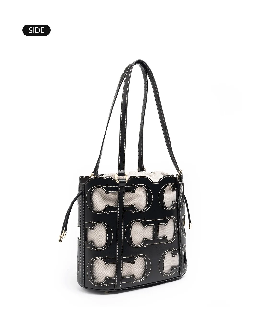 CH High-end Brand Women's Handbag Fashion Hollow 2026 New Large Capacity Simple Shoulder Bag