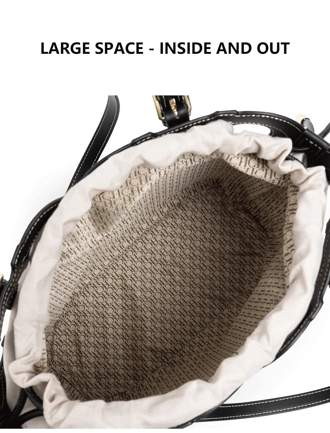 CH High-end Brand Women's Handbag Fashion Hollow 2026 New Large Capacity Simple Shoulder Bag