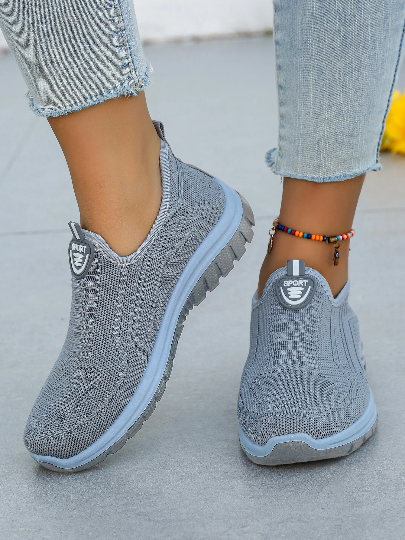 Women's Spring Autumn 2026 Breathable Flying Woven Slip‑On Sneakers Sale Casual Ladies Footwear Sports Shoes Free Shipping