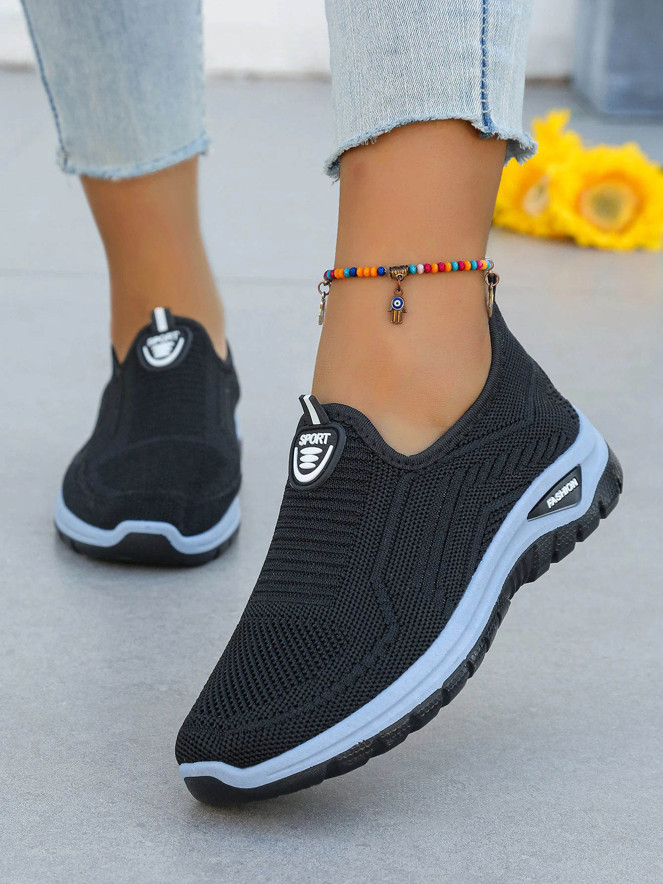 Women's Spring Autumn 2026 Breathable Flying Woven Slip‑On Sneakers Sale Casual Ladies Footwear Sports Shoes Free Shipping