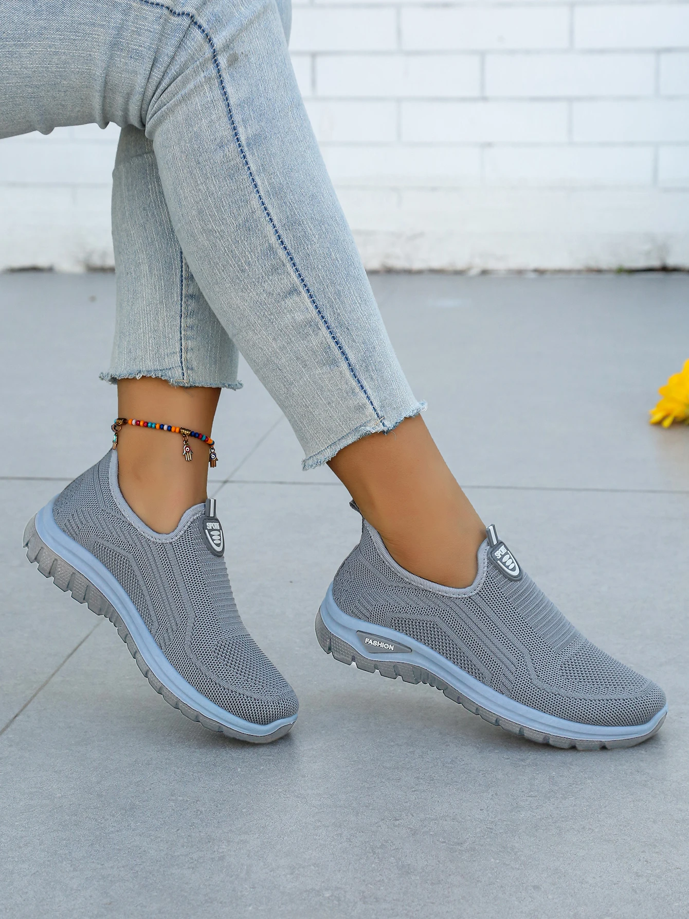 Women's Spring Autumn 2026 Breathable Flying Woven Slip‑On Sneakers Sale Casual Ladies Footwear Sports Shoes Free Shipping