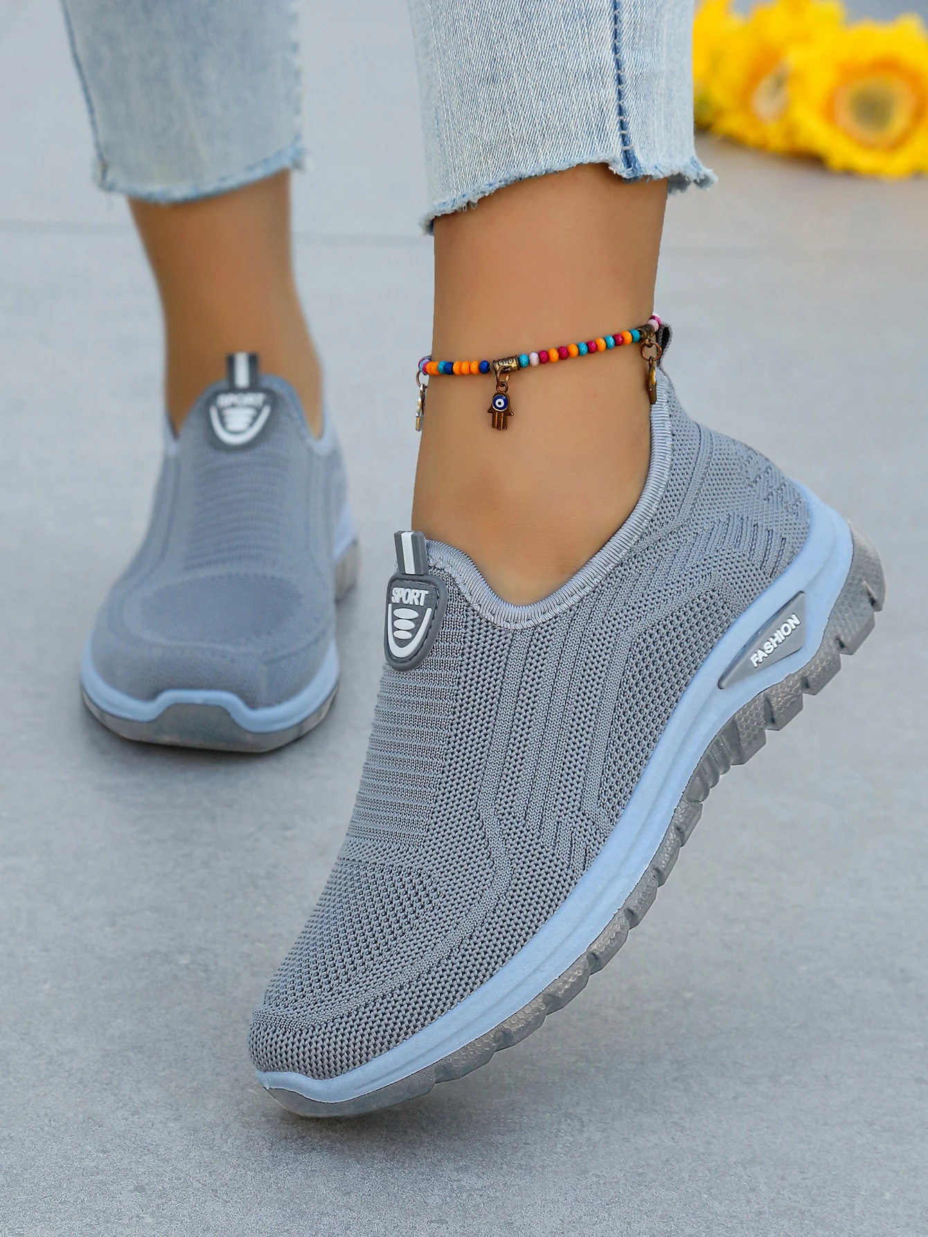 Women's Spring Autumn 2026 Breathable Flying Woven Slip‑On Sneakers Sale Casual Ladies Footwear Sports Shoes Free Shipping