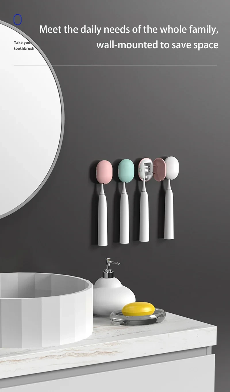  Portable Travel Toothbrush Sterilizer Home Bathroom Toothbrush UV Sterilization Toothbrush Box Holder USB Rechargeable