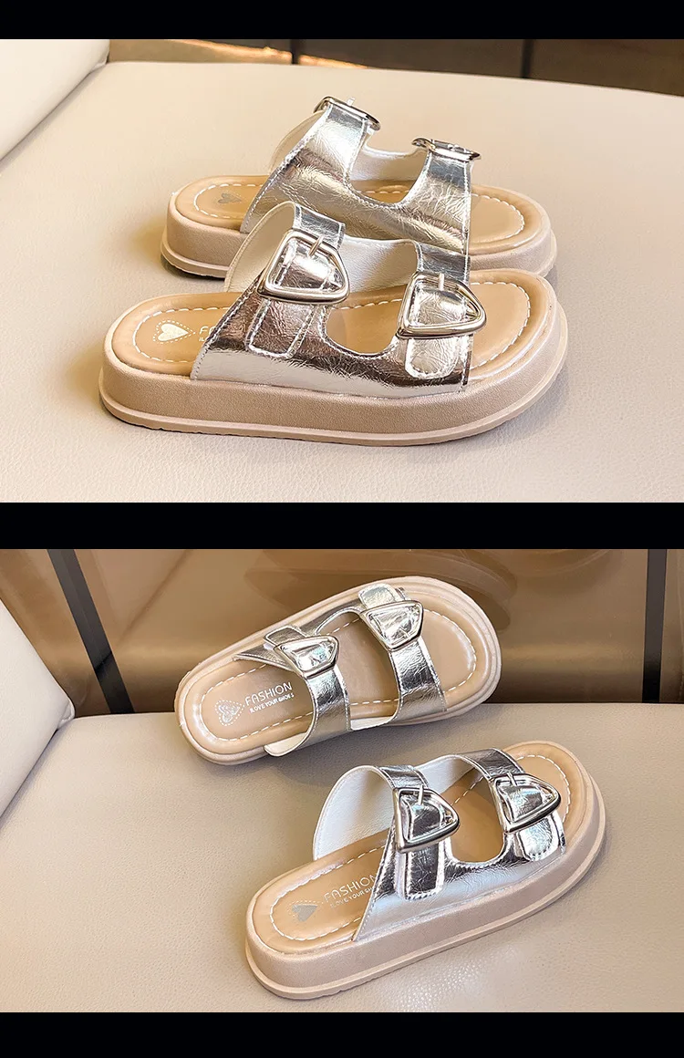 Summer Children Sandals Baby Girls Toddler Soft Non-slip Princess Shoes Kids Candy Jelly Beach Shoes Boys Casual Roman Slippers