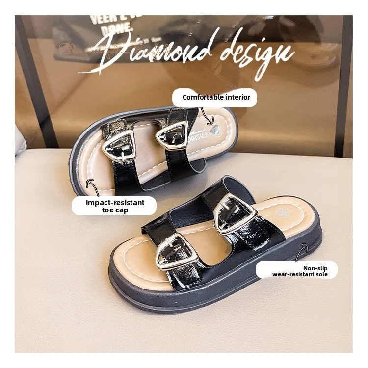 Summer Children Sandals Baby Girls Toddler Soft Non-slip Princess Shoes Kids Candy Jelly Beach Shoes Boys Casual Roman Slippers
