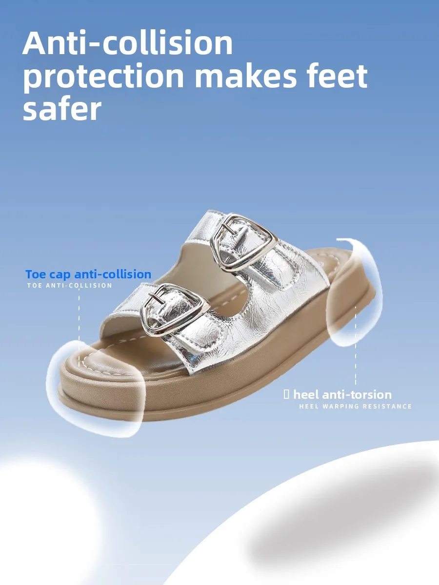 Summer Children Sandals Baby Girls Toddler Soft Non-slip Princess Shoes Kids Candy Jelly Beach Shoes Boys Casual Roman Slippers