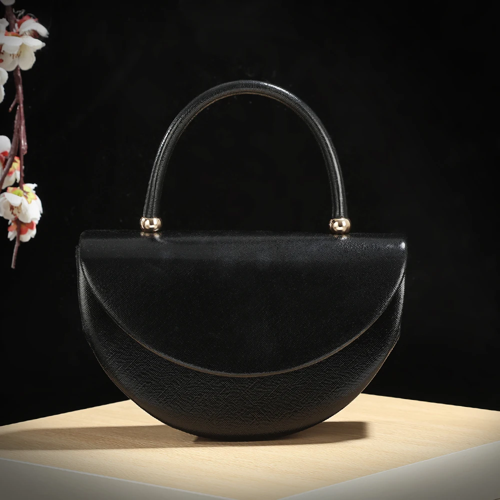 Valentine's Day Gift,Small Simple Design Square Evening Bag, Diamond Studs Clutch Bag, Suitable for Parties and Weddings