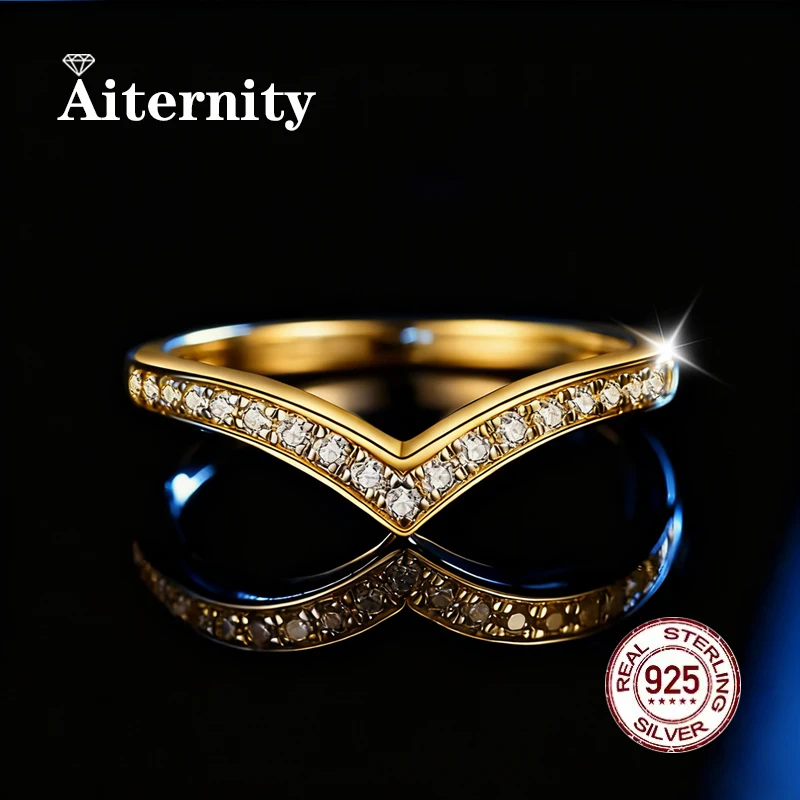 Pass Diamond Tester Moissanite Ring And Zircon Unisex Rings 100% Real S925 Silver Ring For Men and Women Luxury Brilliant D VVS1
