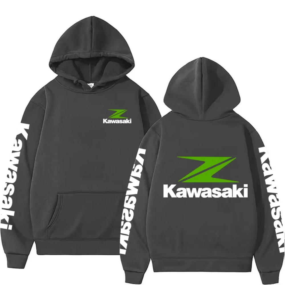 Spring and Autumn Kawasaki Z Men's New Hoodie Women Casual Fashion Pullover Couple Street Sports Coat 2025 High-quality Comfort