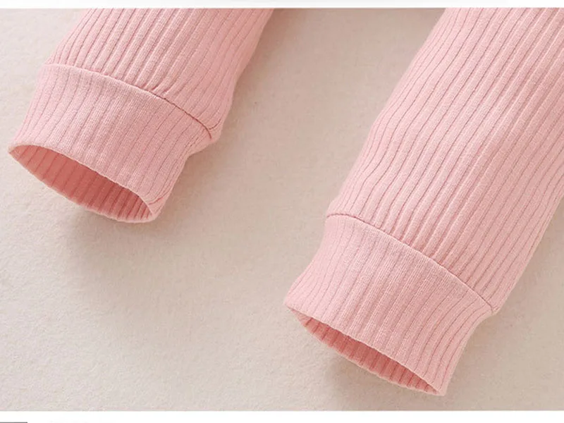 Newborn Baby Girls Clothes Infant Long Sleeve Ruffle Romper Bodysuits+Pants+Bow Headband 3Pcs Suit Children Toddler Outfit A422