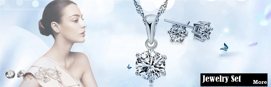 100% Authentic 925 Sterling Silver Women Wedding Engagement Jewelry Sets Classic Oval Flower Design Shiny Cubic Zircon Crystal