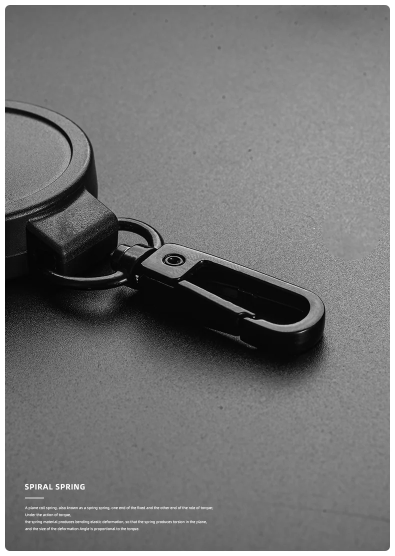 70CM Anti-Lost Telescopic Key Ring Resilience Steel Wire Rope Elastic Keychain Sporty Retractable Alarm Key Chain Trinket H44