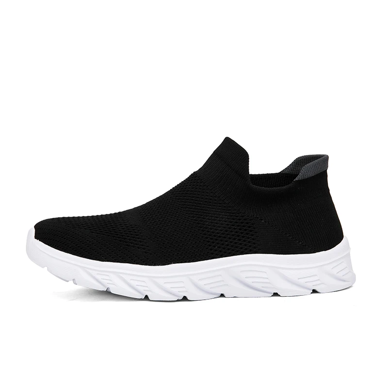 Breathable Men Casual Shoes Slip on Male Vulcanized Shoes Lightweight Men's Casual Sneakers Soft Anti-slip Flats Outdoor Loafers