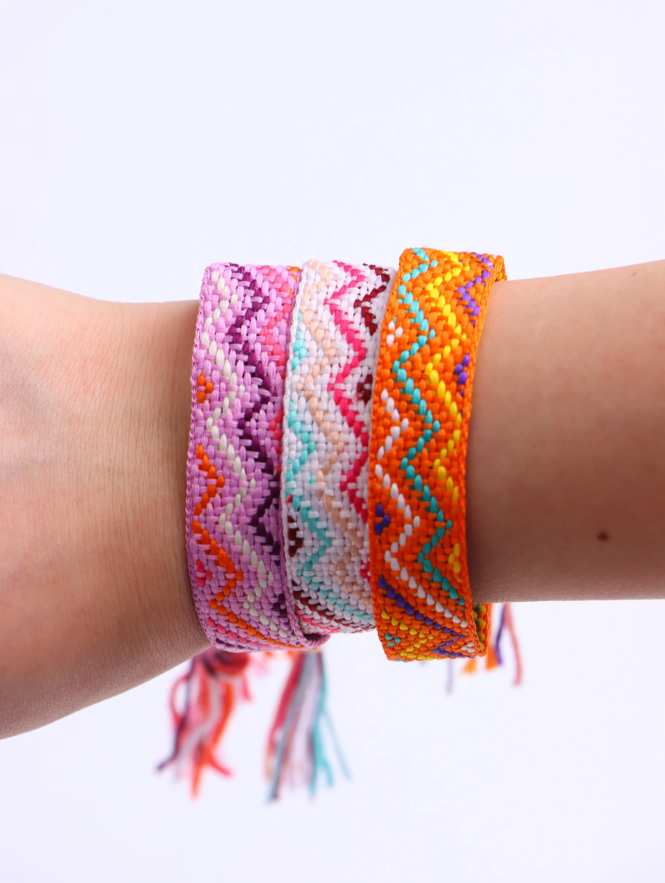10/20/30/50Pcs/Lot Fashion Bohemia Braide Cotton Rope Adjustable Bracelet For Women Men Lucky Friendship Jewelry Party Gifts