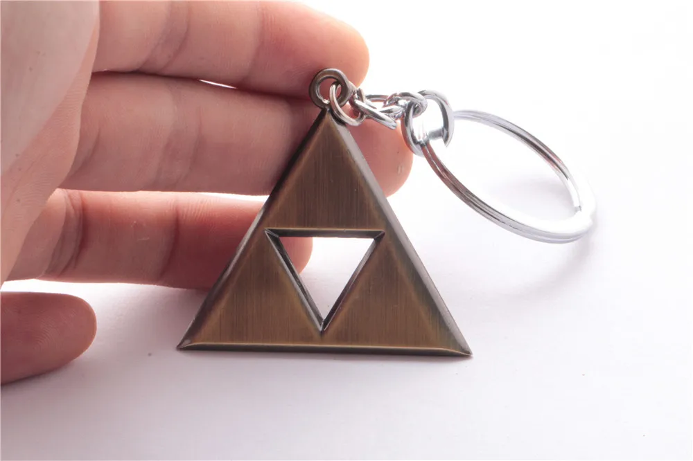 Vintage Triangle Symbol Necklaces & Pendants LoZ Game Peripherals Broze Triangle Amulet Choker Necklace Cosplay Jewelry Gifts