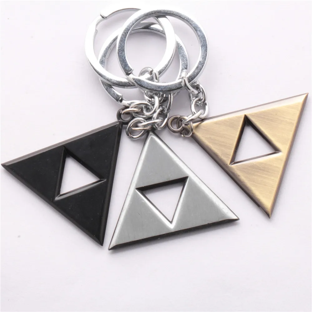 Vintage Triangle Symbol Necklaces & Pendants LoZ Game Peripherals Broze Triangle Amulet Choker Necklace Cosplay Jewelry Gifts