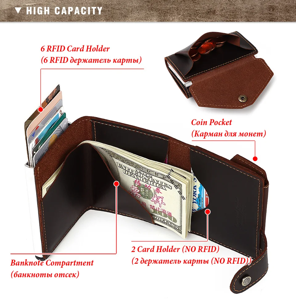 Slim Male Walet Luxury Hasp Purse Short Men Wallets Genuine Leather Bank Card Holder Credit Travel Credential Coin Money Bag