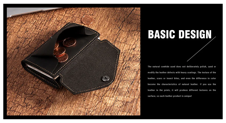 Slim Male Walet Luxury Hasp Purse Short Men Wallets Genuine Leather Bank Card Holder Credit Travel Credential Coin Money Bag