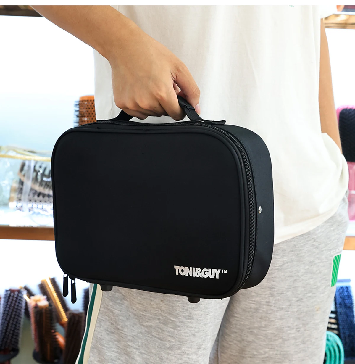 Salon Barber Tool Storage Bag Scissor Bag Beauty Carrying Case Portable Makeup Box Beauty and Hair Products Sorting Bag
